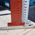 Thước chữ T kiêm marking gauge cỡ bỏ túi (T Ruler Marking Gauge Pocket Size) - Thumbnail 6