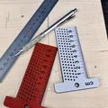 Thước chữ T kiêm marking gauge cỡ bỏ túi (T Ruler Marking Gauge Pocket Size) - Thumbnail 7