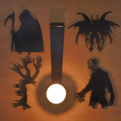 Máy chiếu bóng tea-light Halloween (Halloween tea-light shadow projector)