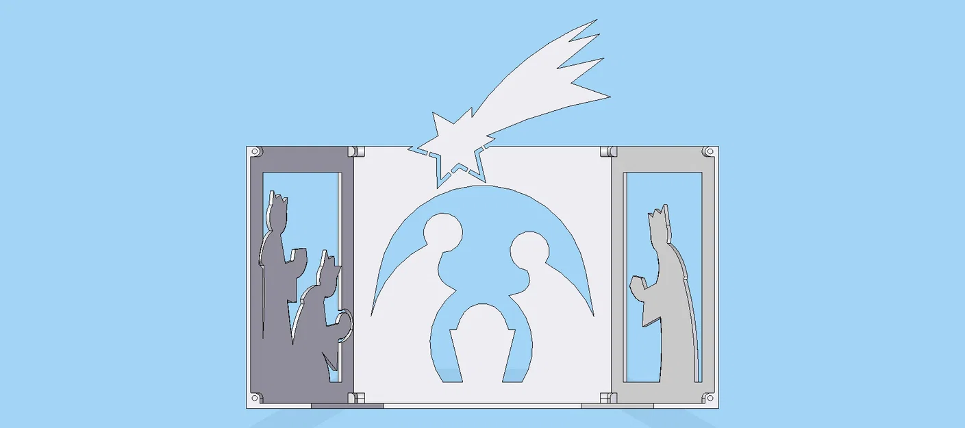 Betlém (Nativity scene) – Mô hình bóng đổ - Image 3