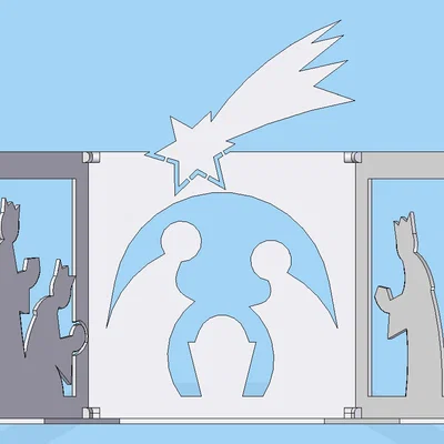 Betlém (Nativity scene) – Mô hình bóng đổ