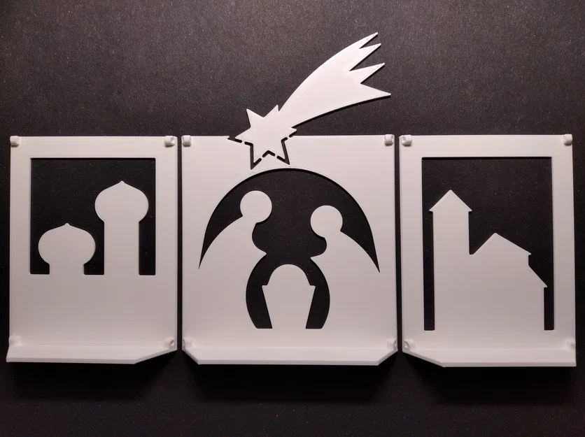 Betlém (Nativity scene) – Mô hình bóng đổ - Image 4