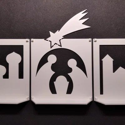 Betlém (Nativity scene) – Mô hình bóng đổ