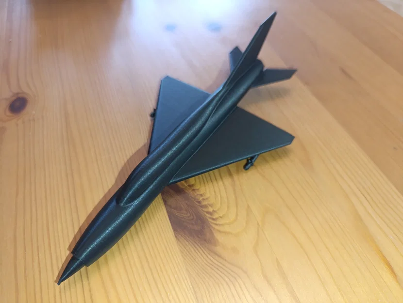 Mô hình máy bay mig-21 kèm 4 tên lửa - Image 1