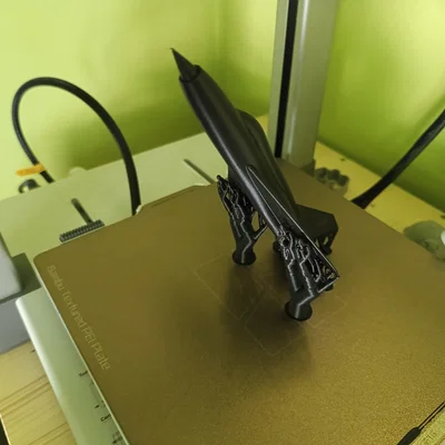 Mô hình máy bay mig-21 kèm 4 tên lửa