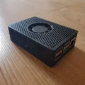 Hộp đựng Raspberry Pi 4 đơn giản, hỗ trợ quạt tản nhiệt 30mm 40mm - Thumbnail 1