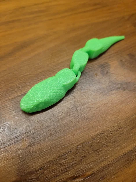 Đồ chơi rắn linh hoạt (Articulated snake fidget) - In 3D cực dễ - Image 1