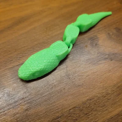 Đồ chơi rắn linh hoạt (Articulated snake fidget) - In 3D cực dễ