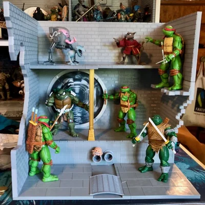 Mô hình Diorama cống ngầm cho tủ IKEA Detolf (Phần 1)