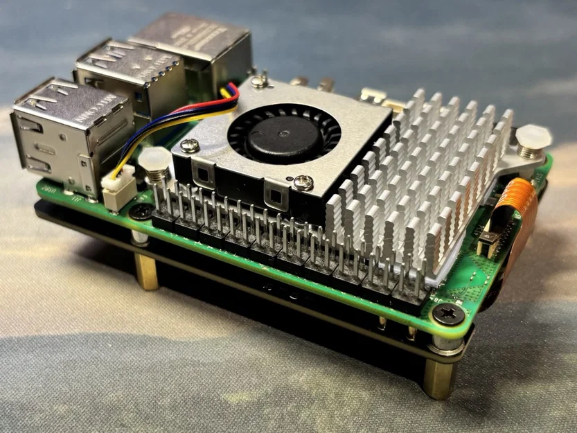 Case 3D bảo vệ Raspberry Pi 5 kèm NVMe Hat tiện lợi - Image 4