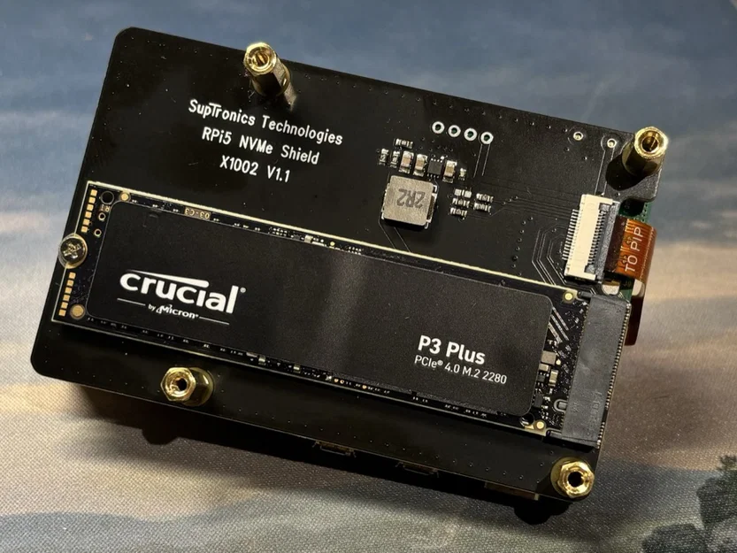 Case 3D bảo vệ Raspberry Pi 5 kèm NVMe Hat tiện lợi - Image 5