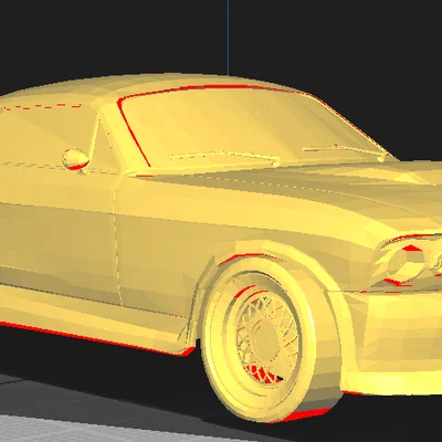 Mô hình Ford Mustang 1967 cực chất cho anh em đam mê in 3D