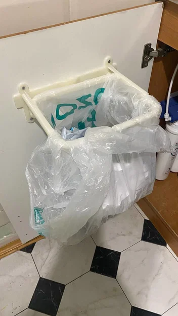 Giá treo túi rác thông minh 3D cho căn bếp gọn gàng - Image 4