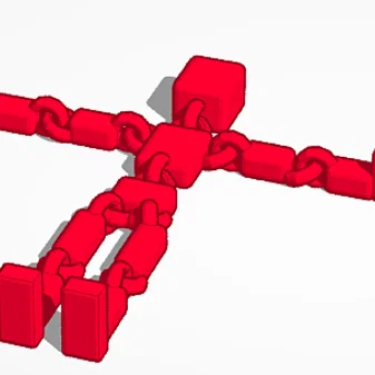 Mô hình người dẻo Floppy Dude in 3D linh hoạt