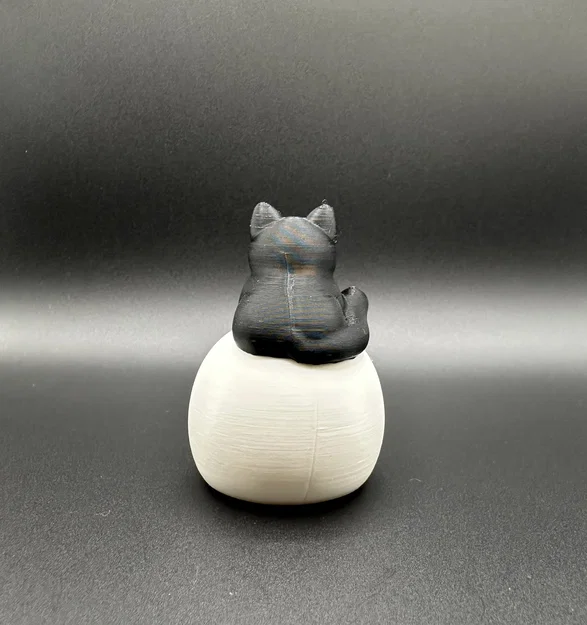 Mèo Đen Ngồi Trên Đầu Lâu (Black Cat on Skull) - Image 4