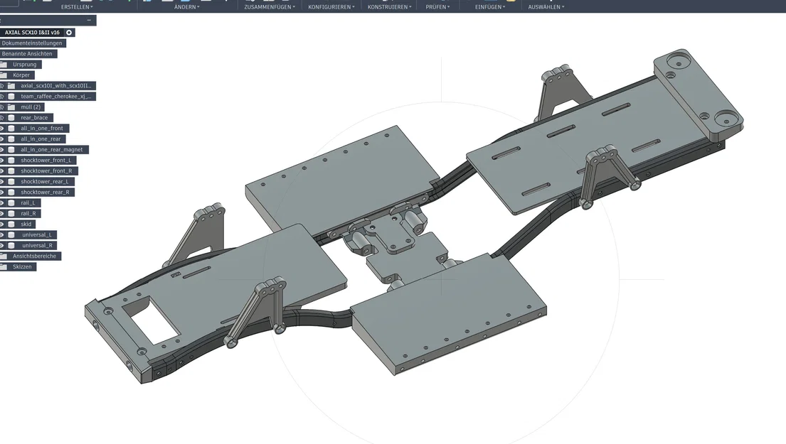 AXIAL SCX10 I & II - Part chassis / Update 05.04.2026 - Skid & Shocktower - Image 1