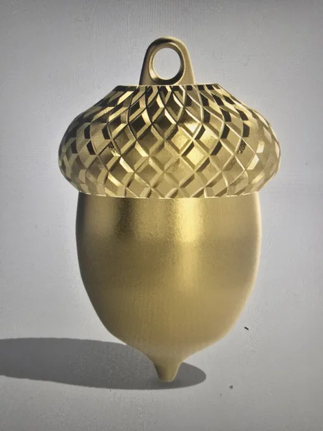 Móc khóa hộp đựng mini hình quả sồi (Acorn Container V2) độc đáo - Image 2