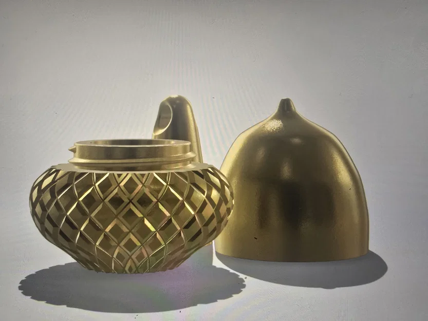 Móc khóa hộp đựng mini hình quả sồi (Acorn Container V2) độc đáo - Image 3