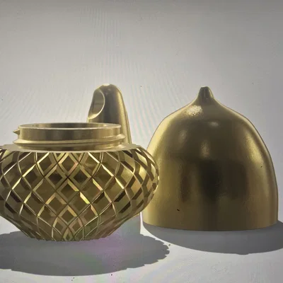 Móc khóa hộp đựng mini hình quả sồi (Acorn Container V2) độc đáo