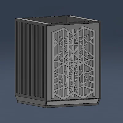 Chậu cây trang trí hiện đại (Modern Planter) in 3D cực đẹp
