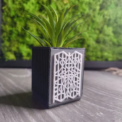 Chậu cây trang trí hiện đại (Modern Planter) in 3D cực đẹp