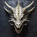 Mô hình đầu rồng Draconic Visage trang trí in 3D cực ngầu - Thumbnail 1