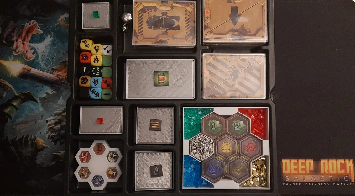 Deep Rock Galactic: Board Game – Khay hộp lưu trữ (Deluxe & Collector's) - Image 1