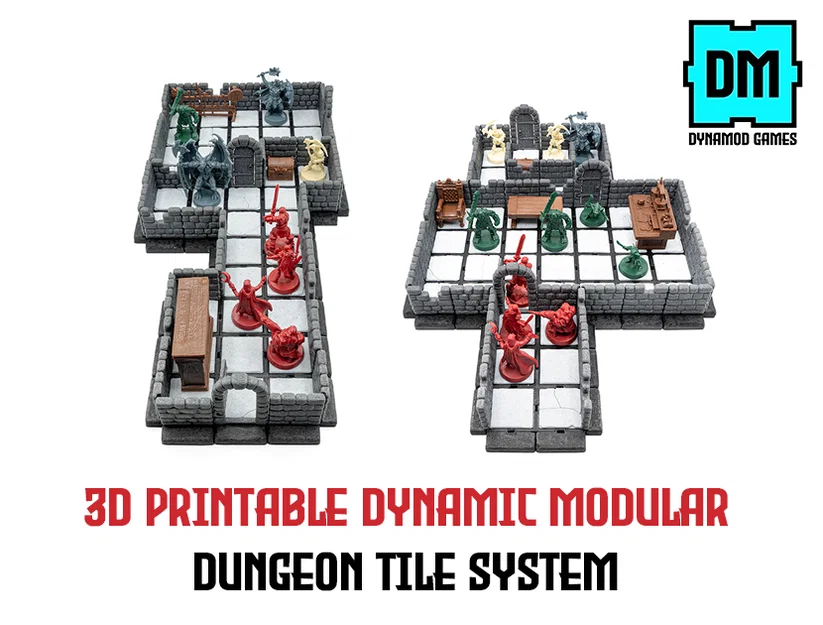 Dynamod Dungeon Tiles - Sample Pack (Gói Mẫu) - Image 1