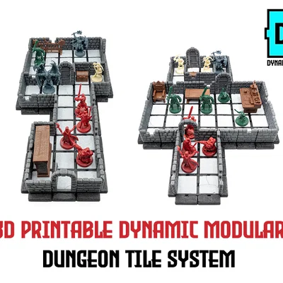 Dynamod Dungeon Tiles - Sample Pack (Gói Mẫu)