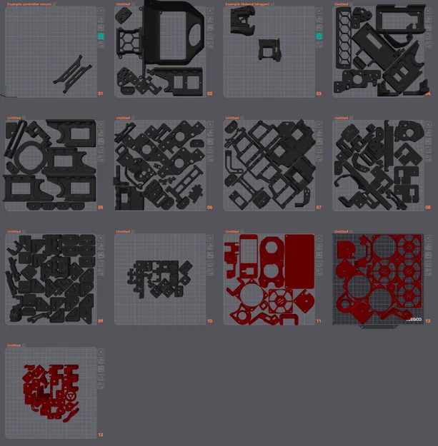 Voron v2.4: Bộ printed parts pre-plated đầy đủ + profile - Image 1