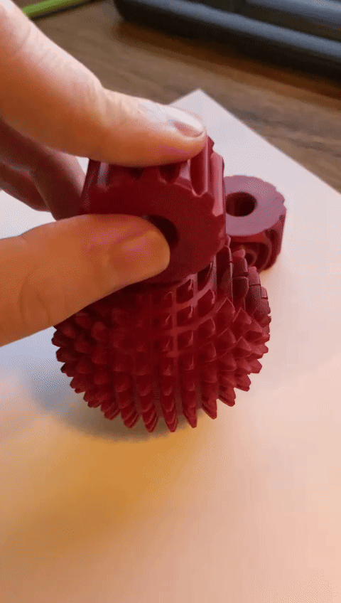 Bánh răng cầu cho cơ cấu ABENICS (Spherical gears for ABENICS mechanism) - Thumbnail 3