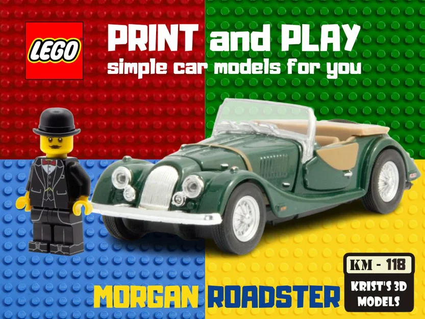 Mô hình xe LEGO Morgan Roadster in 3D độc đáo - Image 1