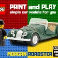 Mô hình xe LEGO Morgan Roadster in 3D độc đáo - Thumbnail 1