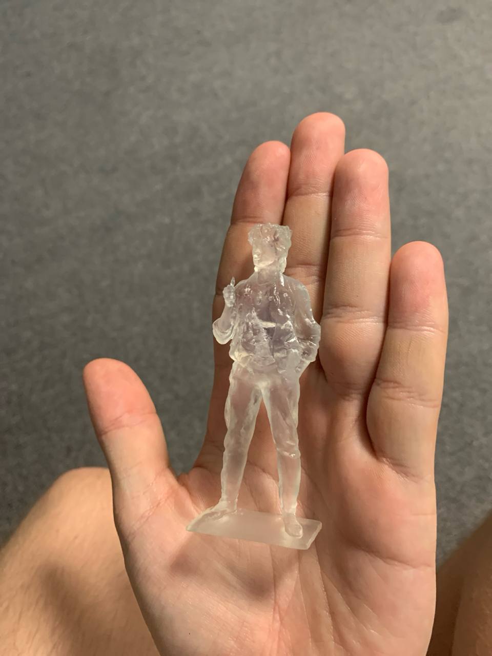 Mô hình 3D tượng đài Viktor Tsoi (KINO) - Vật phẩm trang trí nghệ thuật - Thumbnail 4