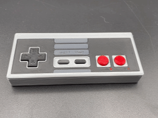 Đồ chơi giải tỏa căng thẳng NES Controller Fidget Toy in 3D - Thumbnail 2