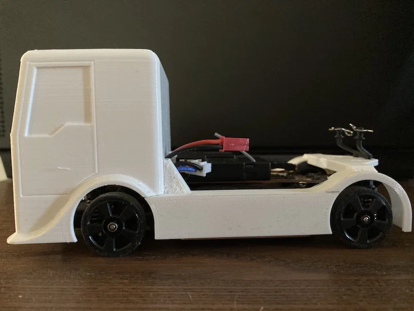 Thân vỏ Generic 1/28 RC race truck V1.0 (cũ) cho WL-toys K989 - Image 1