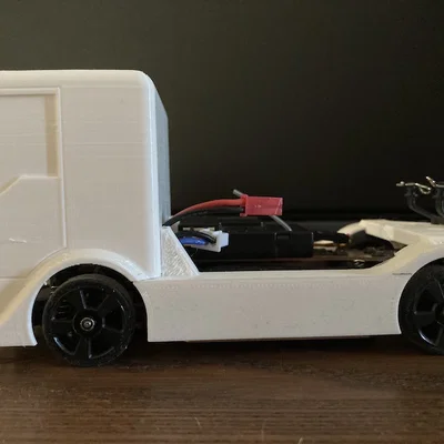 Thân vỏ Generic 1/28 RC race truck V1.0 (cũ) cho WL-toys K989