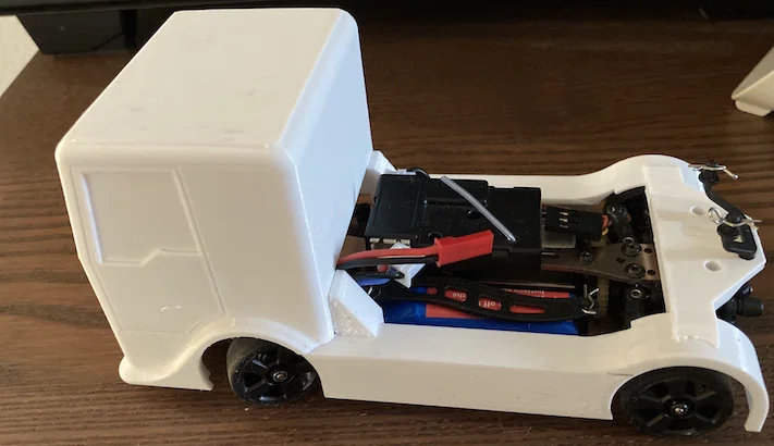 Thân vỏ Generic 1/28 RC race truck V1.0 (cũ) cho WL-toys K989 - Image 2