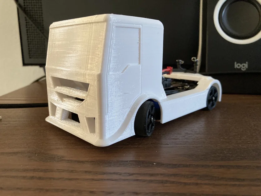 Thân vỏ Generic 1/28 RC race truck V1.0 (cũ) cho WL-toys K989 - Image 3