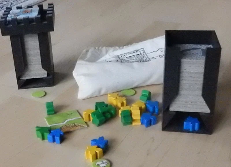 Tháp Đựng Thẻ Bài Carcassonne - Phụ Kiện In 3D Độc Đáo - Image 2