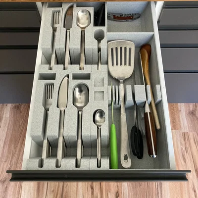 Khay Chia Muỗng Nĩa IKEA Dạng Module (Modular IKEA Cutlery Organizer)