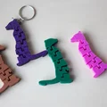 Móc khóa chồn Meerkat linh hoạt in 3D - Thiết kế vui nhộn - Thumbnail 2