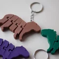 Móc khóa Capybara cử động linh hoạt (Flexi Capybara Keychain) - Thumbnail 3