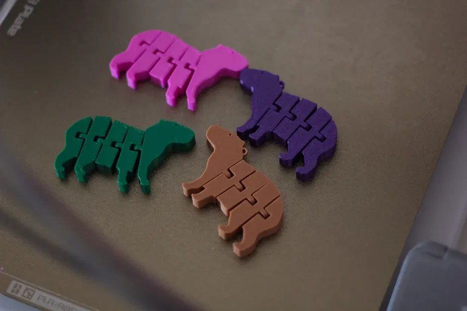 Móc khóa Capybara cử động linh hoạt (Flexi Capybara Keychain) - Image 4