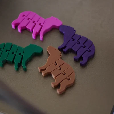 Móc khóa Capybara cử động linh hoạt (Flexi Capybara Keychain)