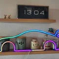 Bảng đèn LED neon silhouette Porsche GT3 RS in 3D - Thumbnail 1