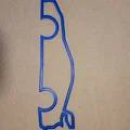 Bảng đèn LED neon silhouette Porsche GT3 RS in 3D - Thumbnail 2