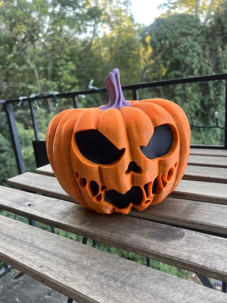 Mô hình quả bí ngô Halloween 3D trang trí độc đáo - Image 1