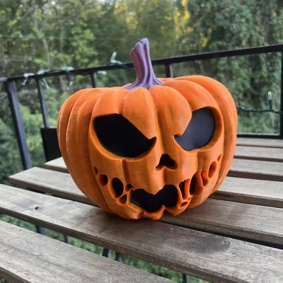 Mô hình quả bí ngô Halloween 3D trang trí độc đáo