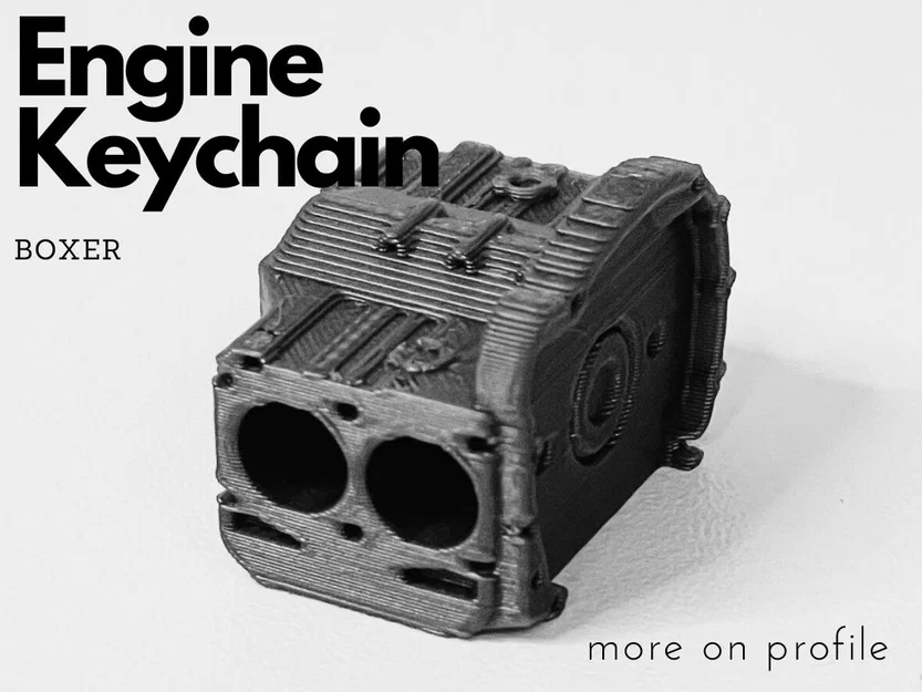 Móc khóa Engine Block Boxer H4 - Image 1